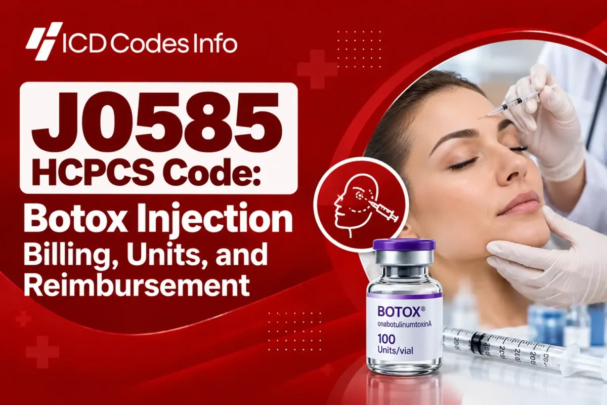J0585 HCPCS Code: Botox Injection Billing, Units, and Reimbursement J0585 HCPCS Code Practical Guide
